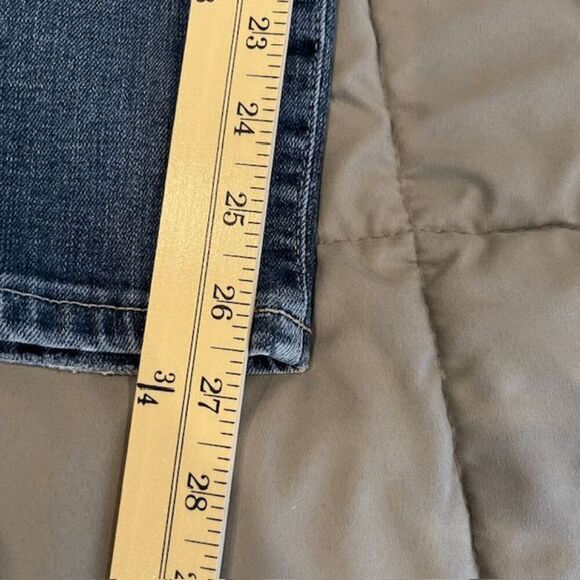 Joe's Jeans High Rise Skinny Ankle Jeans Medium Wash Lightly Distressed Size 25 - Picture 12 of 14